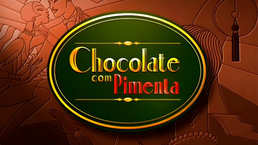 Confira o resumo de todos os capítulos de Chocolate com Pimenta Logo da novela Chocolate com Pimenta