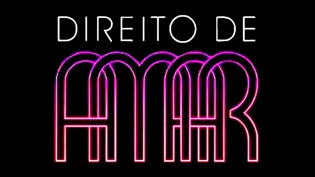 Logo da novela Direito de Amar