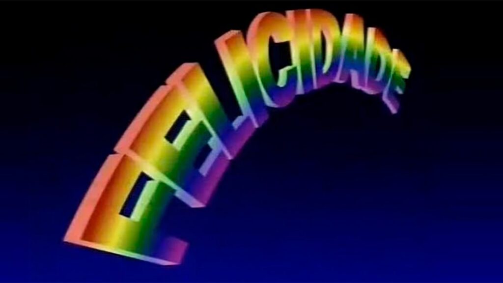 Logo da novela Felicidade