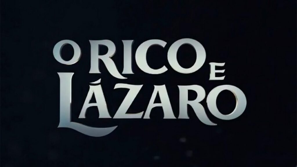 Logo da novela O Rico e Lázaro
