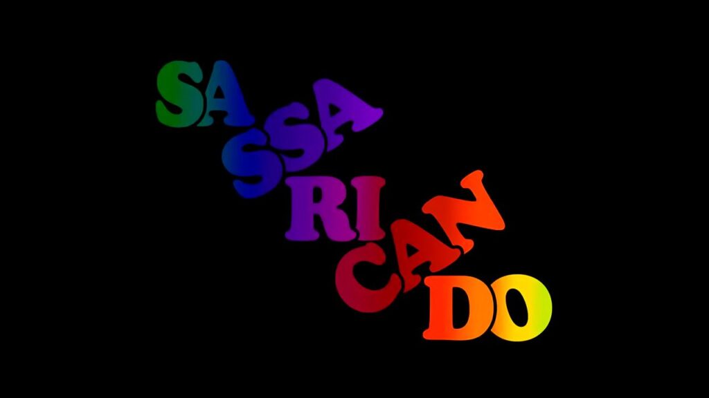 Logo da novela Sassaricando