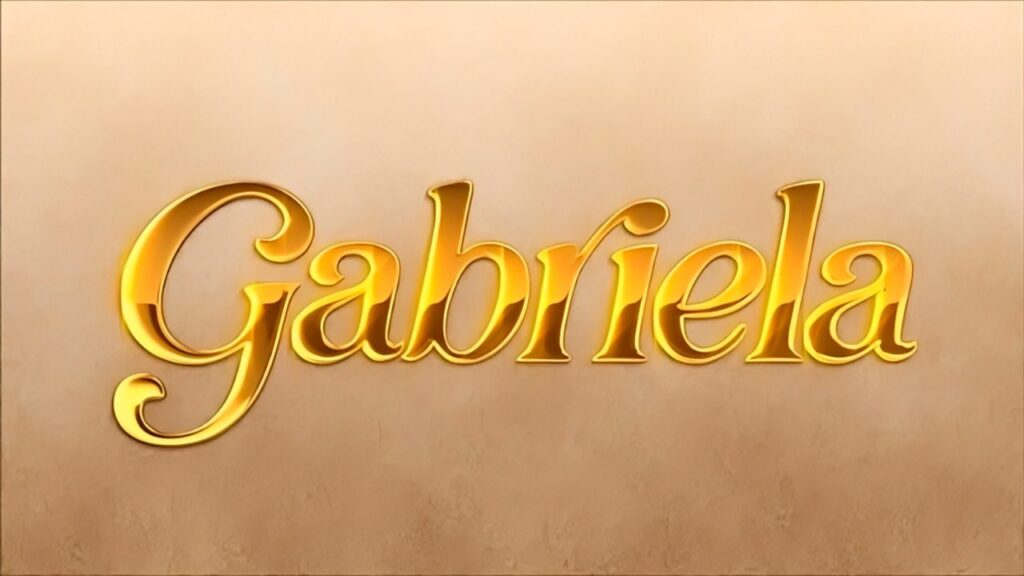 Logo da novela Gabriela